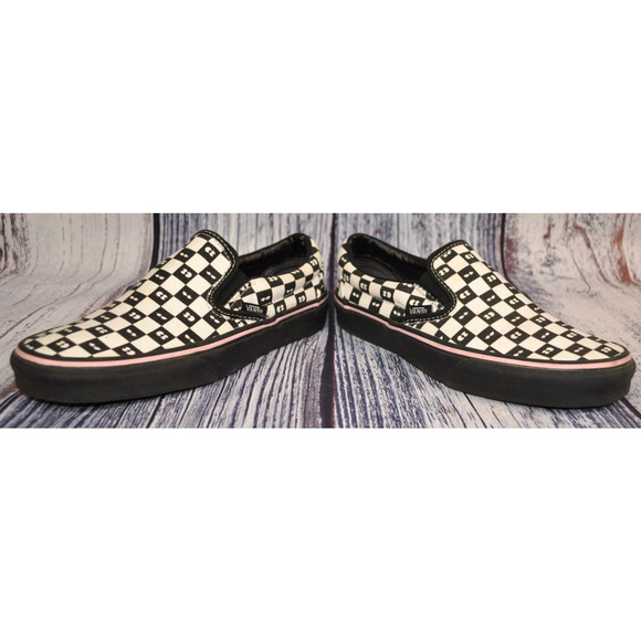 Vans X Lazy Oaf Limited Classic Slip On Checkerboard Women's Size 6.5 Men's 5 - Picture 7 of 9